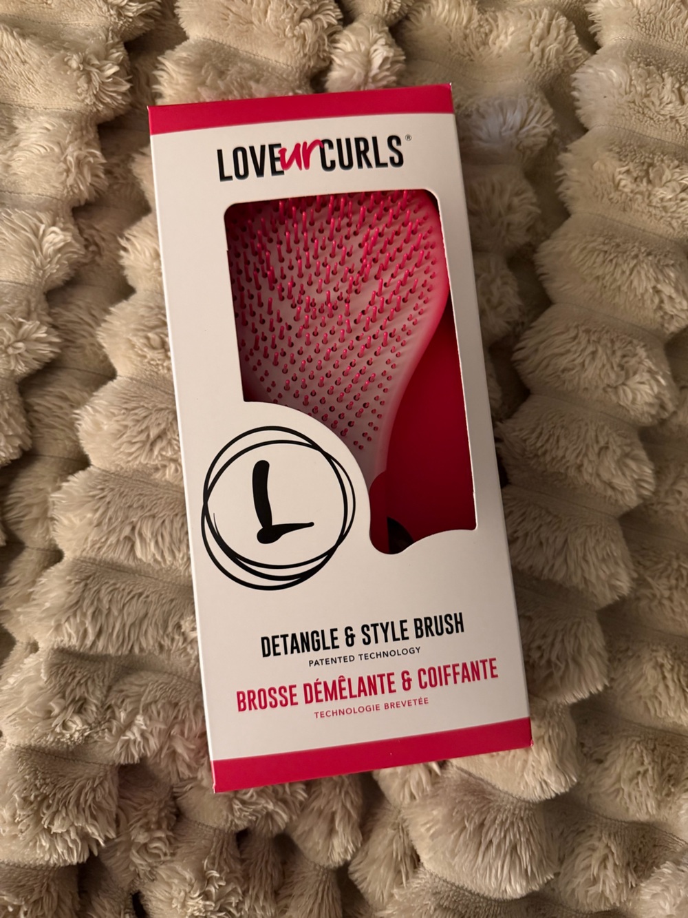 LUS Detangle & Style Brush - Pink